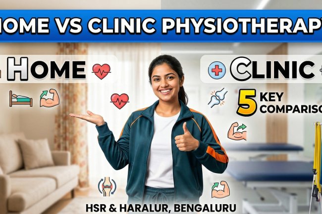 Home Physiotherapy vs Clinic – Which is Better in HSR Layout & Haralur Bangalore?
