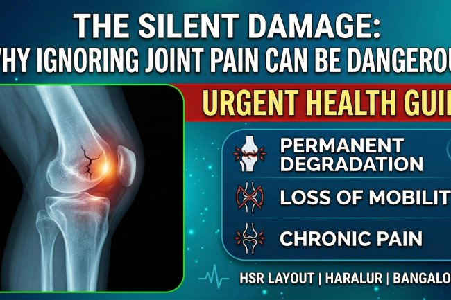 The Silent Damage: Why Ignoring Joint Pain Can Be Dangerous in HSR Layout & Haralur Bangalore