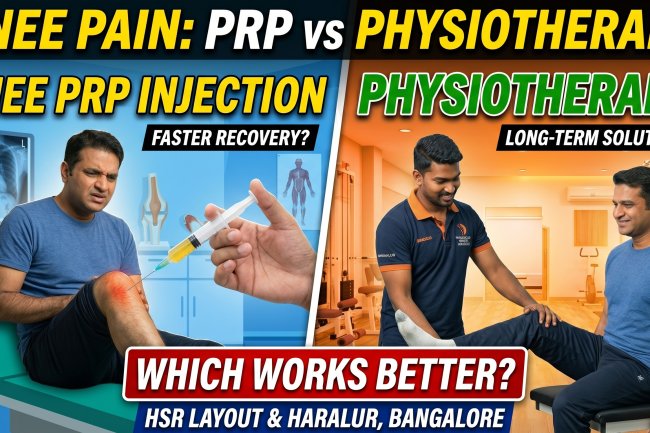 PRP vs Physiotherapy – Which Works Better for Knee Pain in HSR Layout & Haralur Bangalore?