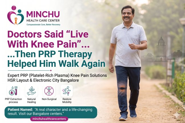 Doctors Said “Live With Knee Pain”… Then PRP Therapy Helped Him Walk Again in HSR Layout & Electronic City Bangalore
