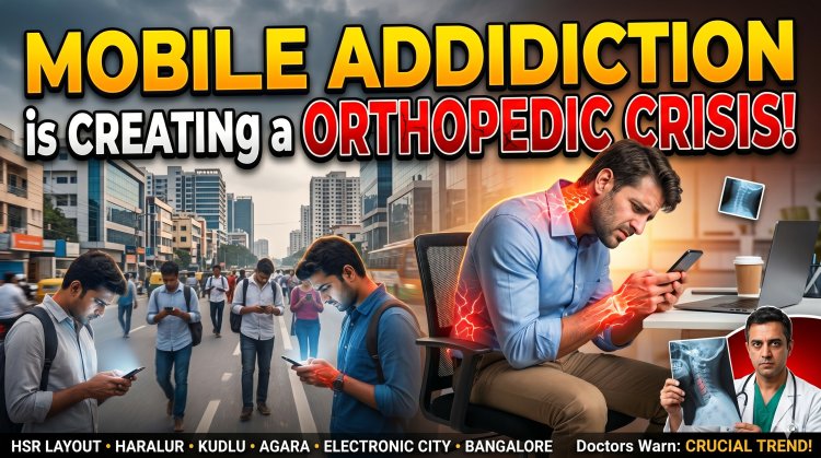 Mobile Addiction is Creating a New Orthopedic Crisis in HSR Layout, Haralur, Kudlu, Agara & Electronic City Bangalore