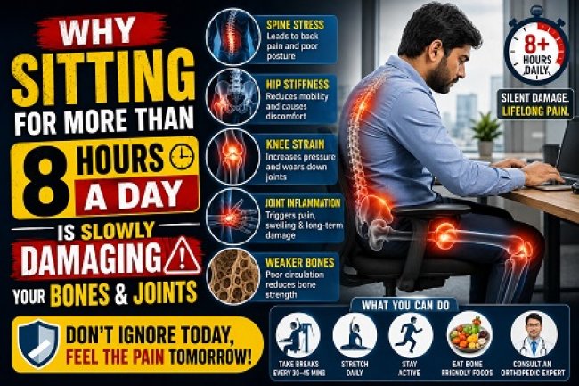 Why Sitting for More Than 8 Hours a Day is Slowly Damaging Your Bones and Joints