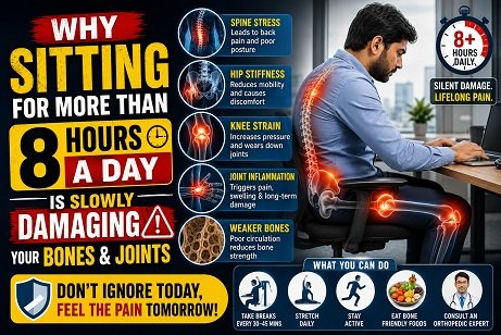 Why Sitting for More Than 8 Hours a Day is Slowly Damaging Your Bones and Joints