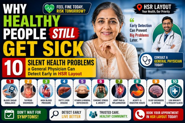 Why Healthy People Still Get Sick – 10 Silent Health Problems a General Physician Can Detect Early