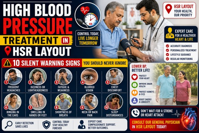High Blood Pressure Treatment in HSR Layout – 10 Silent Warning Signs You Should Never Ignore
